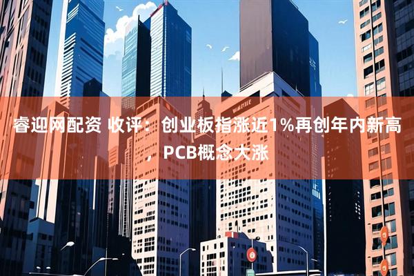 睿迎网配资 收评：创业板指涨近1%再创年内新高，PCB概念大涨
