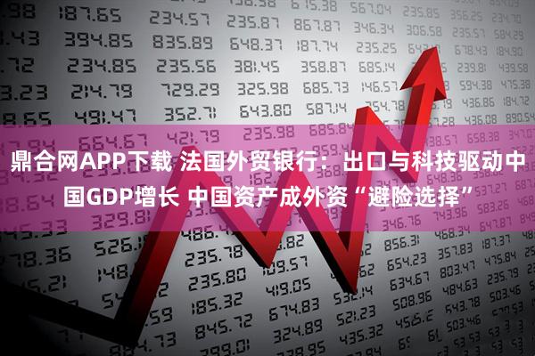 鼎合网APP下载 法国外贸银行：出口与科技驱动中国GDP增长 中国资产成外资“避险选择”